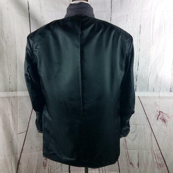 Joseph & Feiss 45R Lambswool 2 Button Gray Multicolor Textured Blazer Sport Coat - Picture 12 of 12